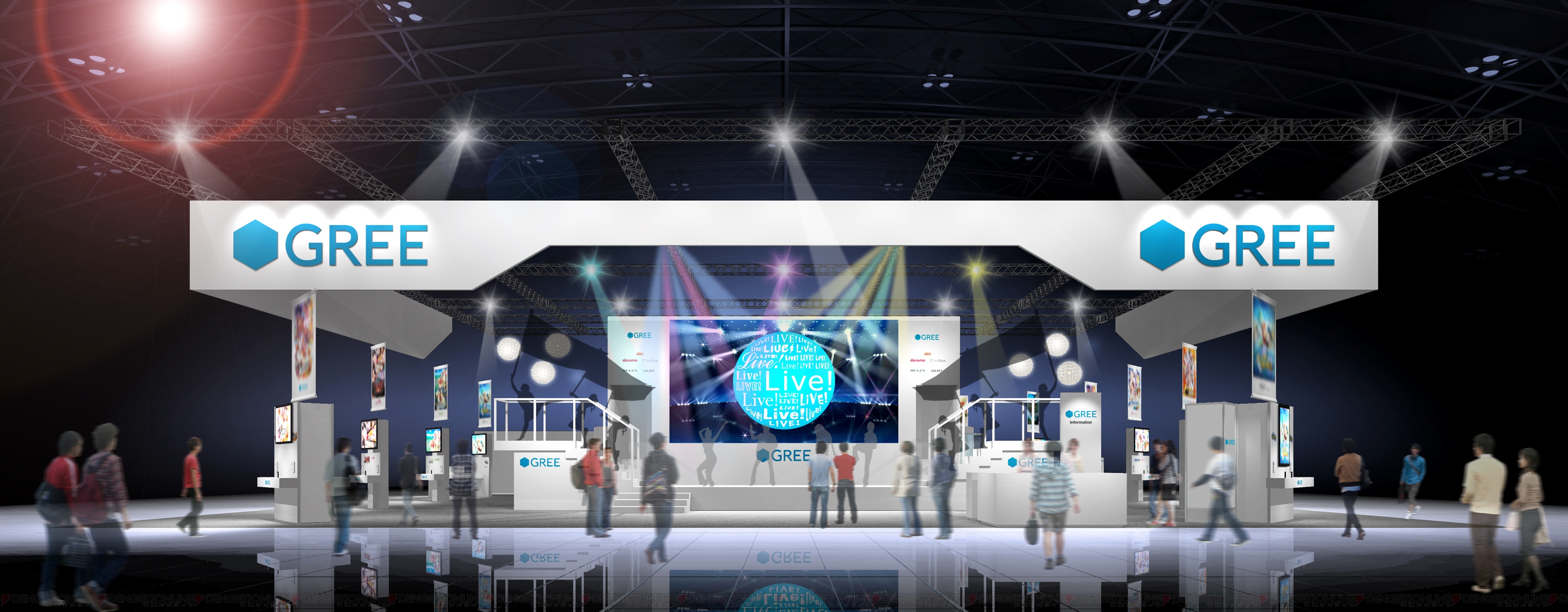 アイドルマスター ミリオンライブ が東京ゲームショウ2014のグリーブースで開催 ブース内ではcmで実際に使用された衣装なども公開 電撃オンライン