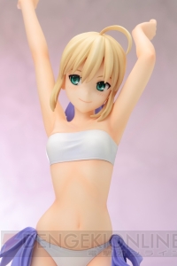 『Fate/hollow ataraxia』のセイバーを水着姿で壽屋が立体化。フィギュア『セイバー 水着Ver.』が2015年1月に発売