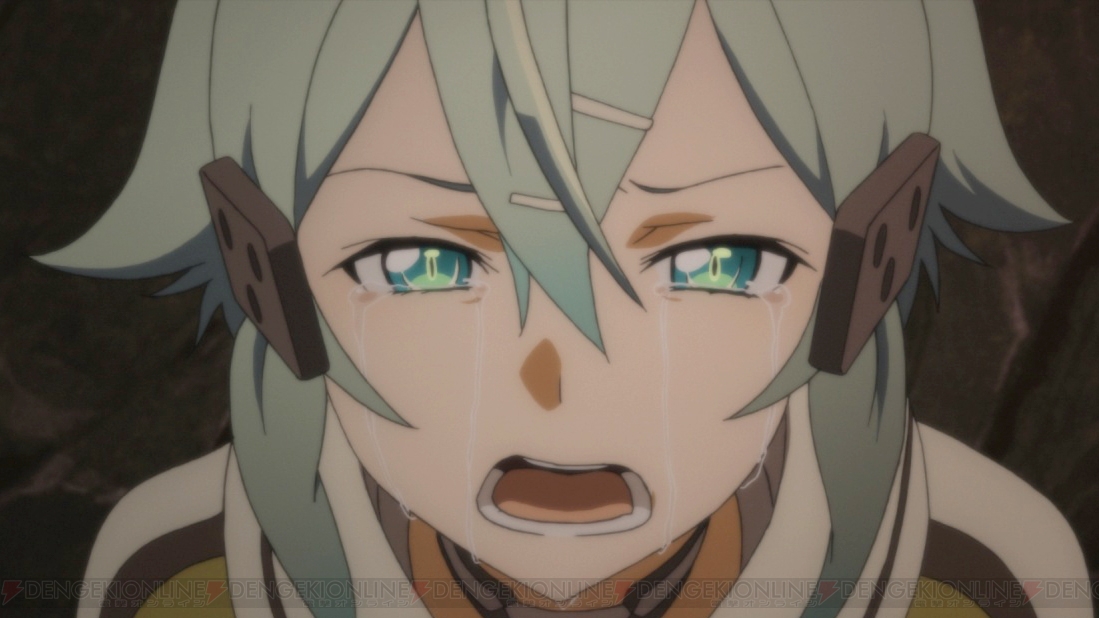 ソードアート オンラインii 子どものように泣きじゃくるシノン その涙の理由とは 第10話 死の追撃者 先行カット 電撃オンライン