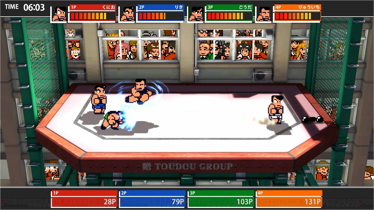 Tgs14でps3 ダウンタウン熱血行進曲 それゆけ大運動会 の進化した 勝ち抜き格闘大会 が楽しめる 電撃オンライン