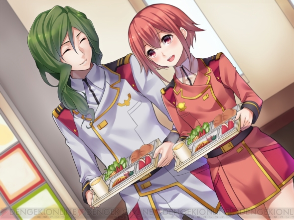 バディ コンプレックス 戦場のカップリング のマティアスとまゆかの心休まる食事風景を バディイラスト 男 女編 電撃オンライン