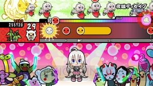 太鼓の達人 特盛り！』ではGUMIやIA、『アイドルマスター』の765プロ