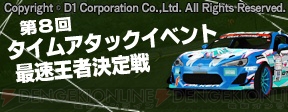 ドリスピ D1グランプリ のコラボイベントが開催 イベント限定車を