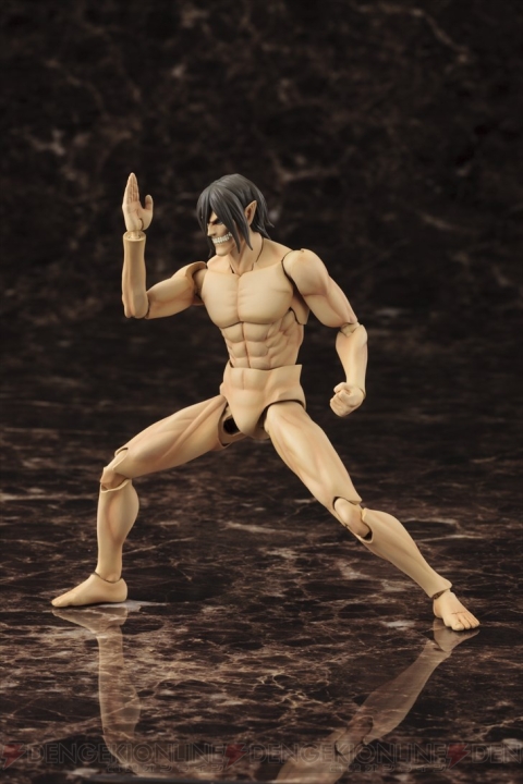 進撃の巨人 から巨人化したエレン イェーガーのプラモデルが15年2月に登場 電撃オンライン