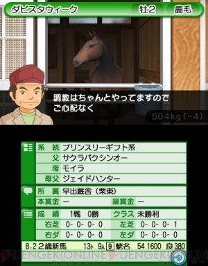 ダービースタリオンgold から調教や配合の新情報が公開 実在の名馬たちに負けない駿馬を生み出そう 電撃オンライン