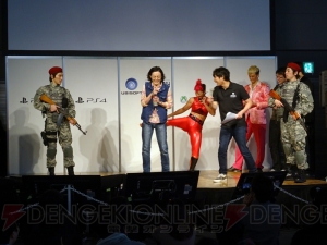『ファークライ4』スペシャルライブデモステージでツヨカワ女子格闘家の“ケツキック”に来場者が悶絶!?