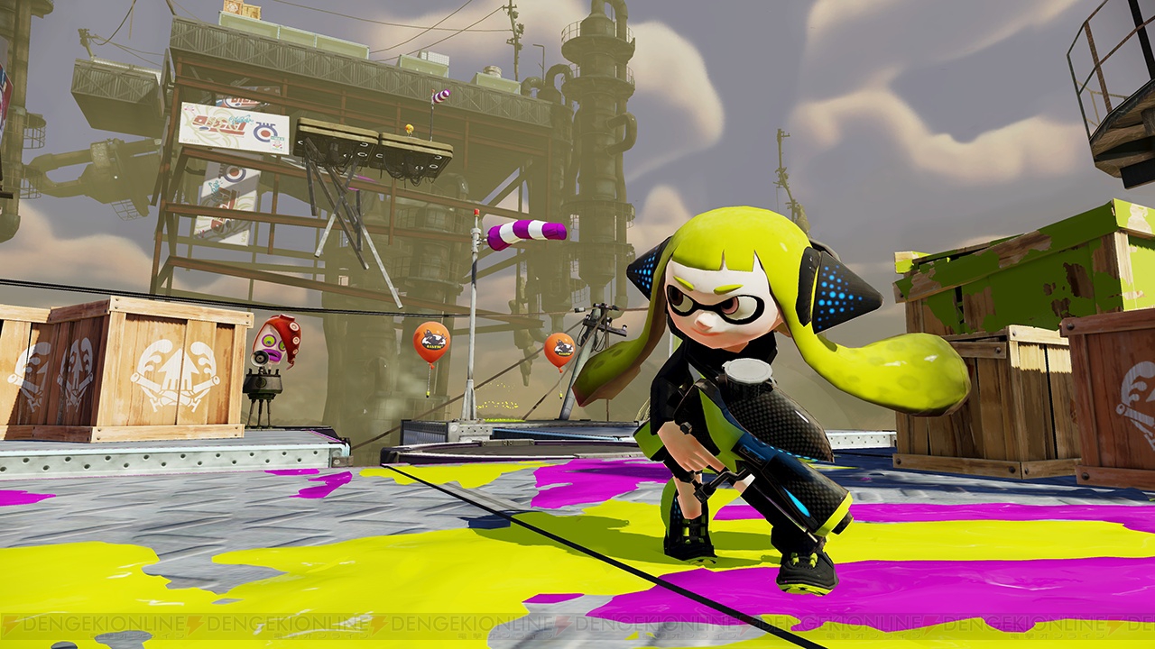 速報 スプラトゥーン は1人プレイモードも充実 ギミックだらけのステージでイカとタコが大バトル 電撃オンライン 速報 スプラトゥーン は1人プレイモードも充実 ギミックだらけのステージでイカとタコが大バトル 電撃オンライン
