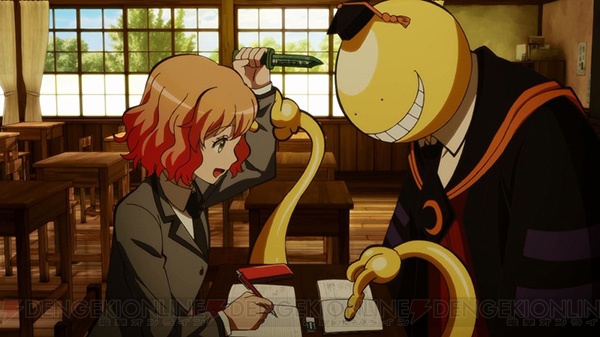 アニメ 暗殺教室 最新動画公開 ジャンフェスで殺せんせーと烏間のバトルが楽しめるオリジナル映像が上映 電撃オンライン