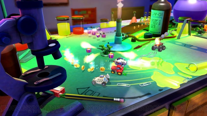 家の中がサーキットのPS3/Xbox 360用レースゲーム『Toybox Turbos』が配信決定