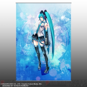野村哲也氏×初音ミクのコラボイラストを使った『初音ミク ウォール