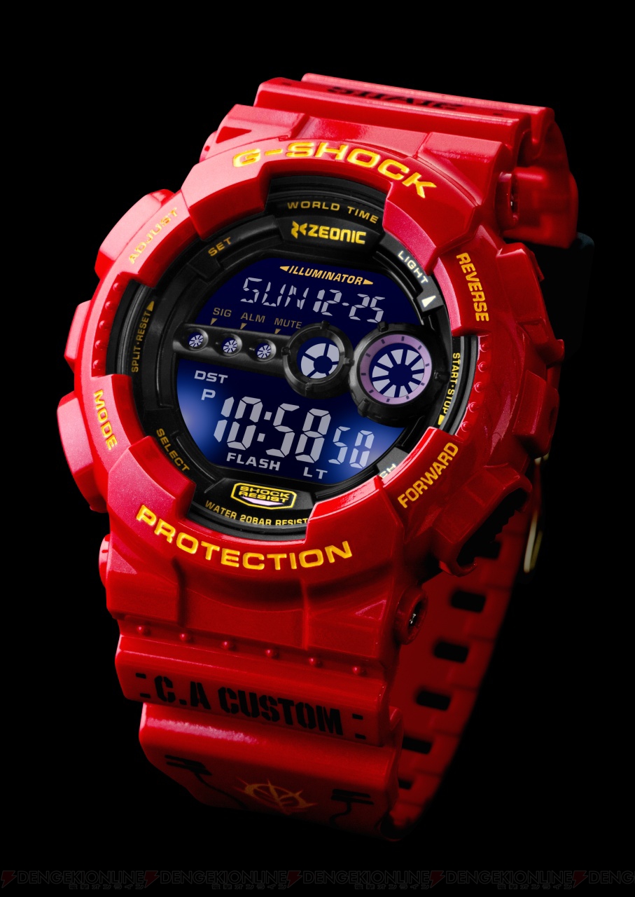 ガンダム』35周年を記念したコラボ腕時計『シャア専用 G-SHOCK』の予約 