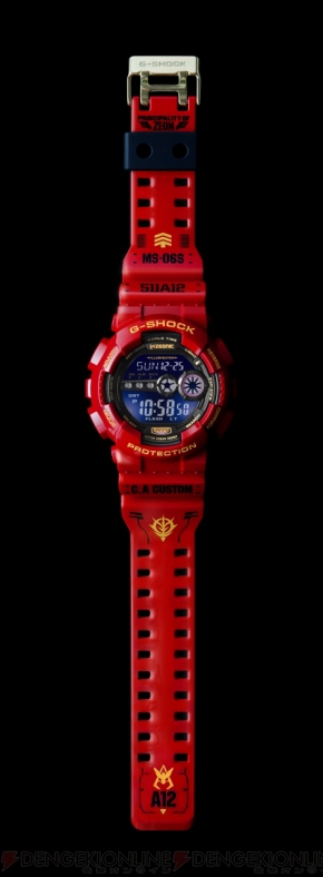 ガンダム』35周年を記念したコラボ腕時計『シャア専用 G-SHOCK』の予約受付がスタート - 電撃オンライン