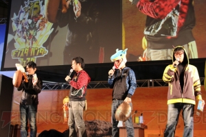 “モンハンフェスタ’15”メインステージに後藤真希さん、歌広場淳さんが登壇。カオスなモンハン占いも