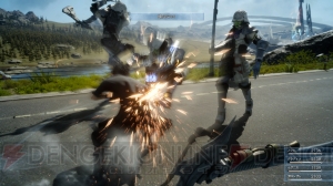 『ファイナルファンタジーXV（FF15）』アビリティ“螺旋突き”などバトルアクションが公開！