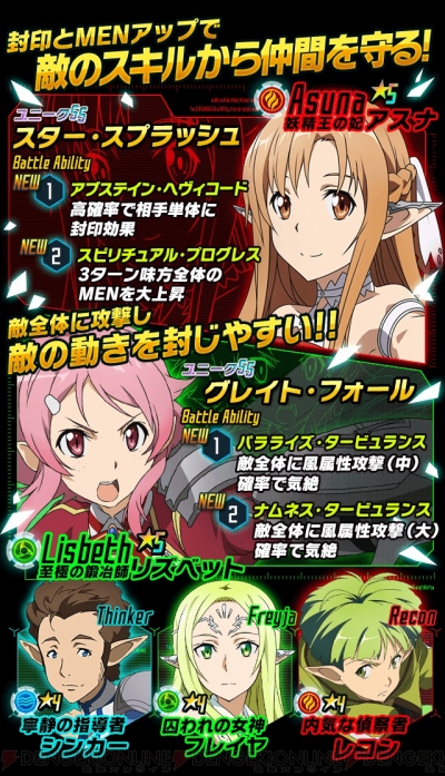 Sao コード レジスタ に 5の新アスナが登場 4以上1体確定の11連スカウトも 電撃オンライン