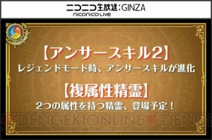 『黒猫のウィズ』生放送まとめ。新レジェンド精霊20体や新クイズ形式などが大量発表！