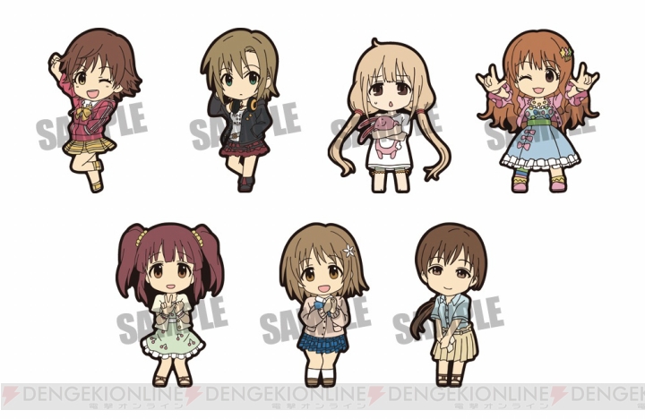 6月発売『アイドルマスター シンデレラガールズ』ラバーストラップ第2弾のデザインを掲載