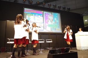 七森中☆ごらく部が新作リズムゲーム『ミラクルガールズフェスティバル（仮）』を体験【AJ 2015】