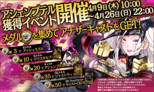 『Wonderland Wars』にサンドリヨンのアナザーキャスト“アシェンプテル”が登場