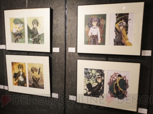 “黒星紅白展 etoile”が本日より開催。『キノの旅』などのイラストや貴重なラフ画が多数展示