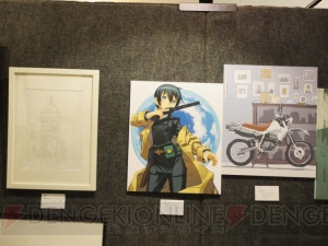 “黒星紅白展 etoile”が本日より開催。『キノの旅』などのイラストや貴重なラフ画が多数展示