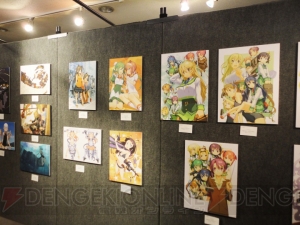 “黒星紅白展 etoile”が本日より開催。『キノの旅』などのイラストや貴重なラフ画が多数展示