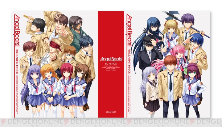 『Angel Beats！ Blu-ray BOX』のBOXイラストが公開。死んだ世界戦線が全員集合！