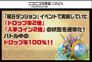 『パズドラ』にドロップ数の違う特殊ダンジョン実装決定。6月2日に親友選択リセット