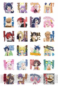 アニメ『SHOW BY ROCK!!』のボイス付きLINEスタンプが登場