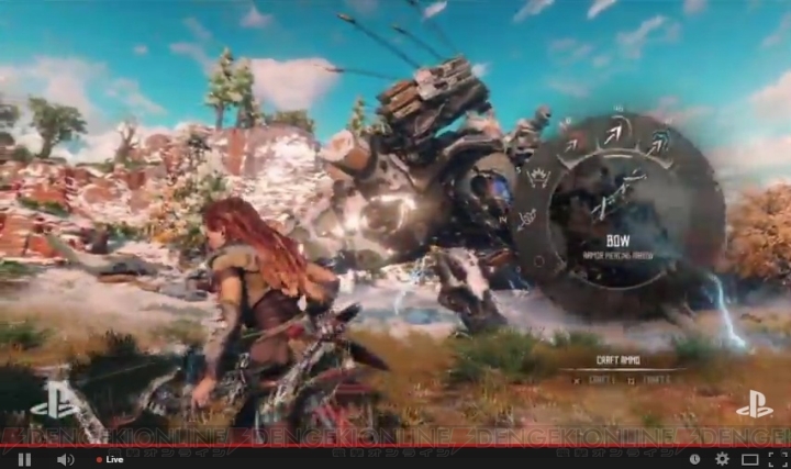 PS4用アクションRPG『HORIZON ZERO DAWN』が発表【E3 2015】