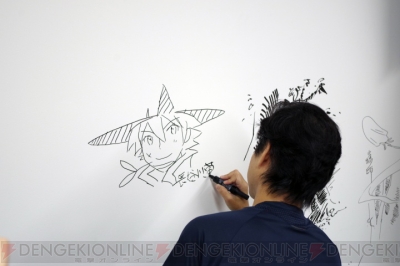 風来のシレン展 でキャラデザの長谷川薫さんがライブペインティングを披露 イベントは7月26日まで開催 電撃オンライン