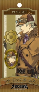 『大逆転裁判』のグッズが7月30日より発売。キャラモチーフのピンズセットや「異議あり！」扇子も