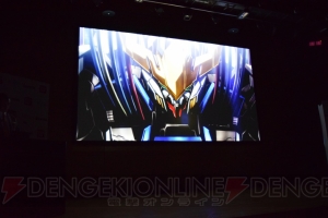 アニメ『機動戦士ガンダム 鉄血のオルフェンズ』が発表。他のMSのパーツを換装して成長するガンダムに