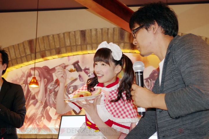 “PSO2アークスカフェ”で酒井P＆木村Dタッグがグルメアイドルと大食いバトル！