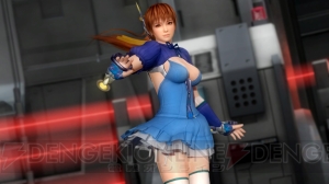 『DOA5 LR』若木民喜さんデザインのサイバーファッション風コスチュームが登場。衣装はもちろん破れる