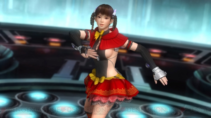 『DOA5 LR』若木民喜さんデザインのサイバーファッション風コスチュームが登場。衣装はもちろん破れる