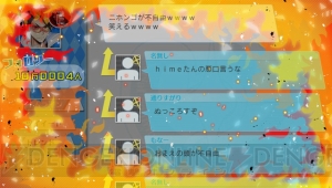 『ネットハイ』ではリア充の女の子とコミュニケーションできる。“壁ドン”や“ひざまくら”などシチュが満載