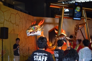 モンストフェス2015でイザナミの新作フィギュアが展示！ 巨大リドラの姿も