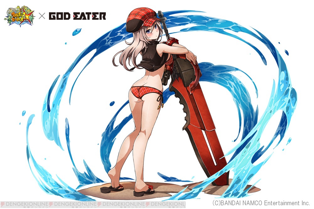 フルボッコヒーローズX』×『ゴッドイーター』のコラボが決定。水着姿の