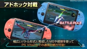 PS Vita『機動戦士ガンダム EXTREME VS. FORCE』が今冬発売！