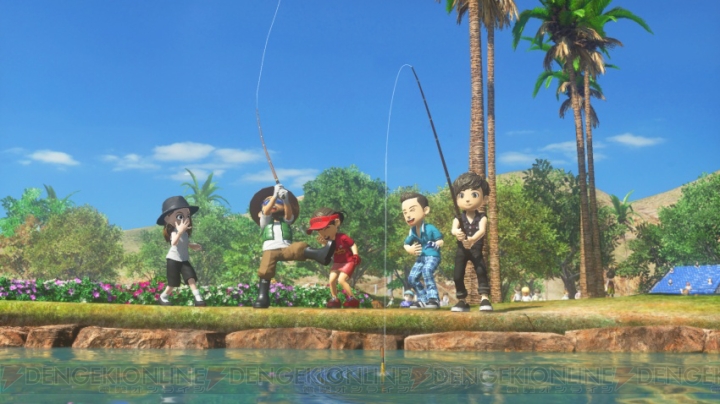 『New みんなのGOLF』は自分のアバターを1から育てる楽しさが魅力。ゴルフ以外に釣りなども楽しめる