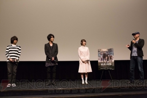 映画『屍者の帝国』上映会に細谷佳正、村瀬歩、花澤香菜らが登壇。伊藤計劃氏が遺した言葉を使わない決断とは？