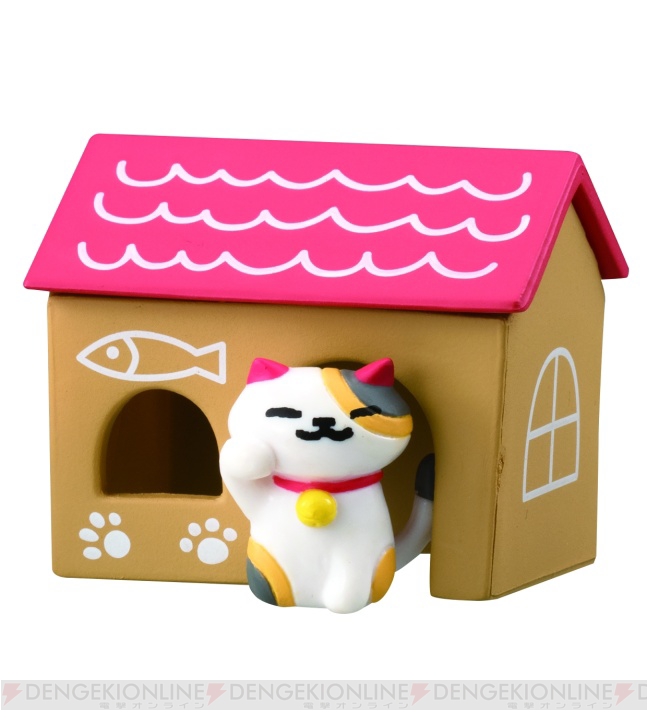 『ねこあつめ』のフィギュアが10月中旬に発売。机の上に飾って癒されよう