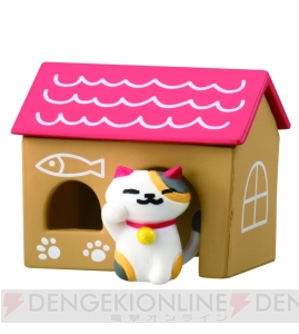 『ねこあつめ』のフィギュアが10月中旬に発売。机の上に飾って癒されよう