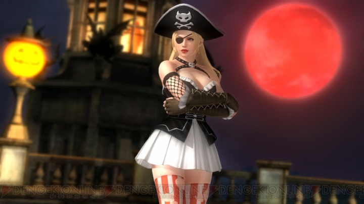 『DOA5 LR』ハロウィンコスチューム2015配信開始。全34キャラが海賊やアリスなどに扮する