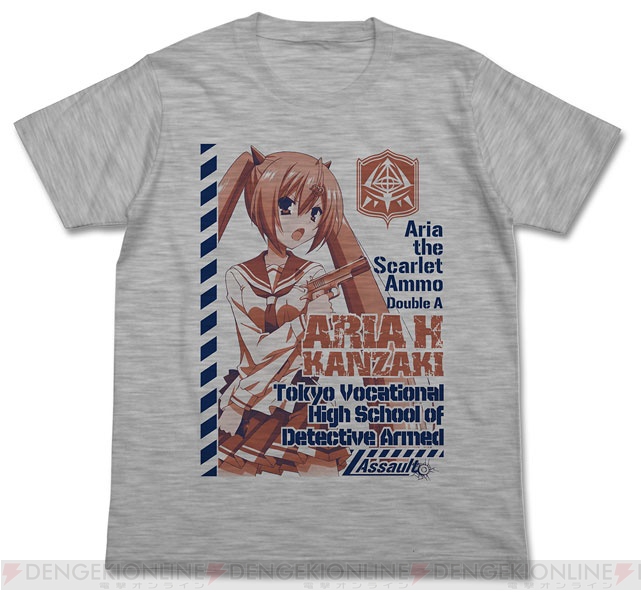アニメ『緋弾のアリアAA』あかりやアリアがデザインされたTシャツが2016年1月に発売！ 