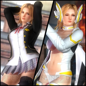 『DOA5 LR』で『スクスト』コラボコスチューム配信。サトカや伊緒の衣装で戦える他、変身も可能