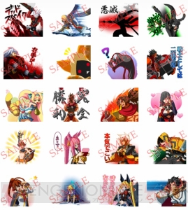 ゲームドットを採用したLINEスタンプ“BLAZBLUE 3”が登場