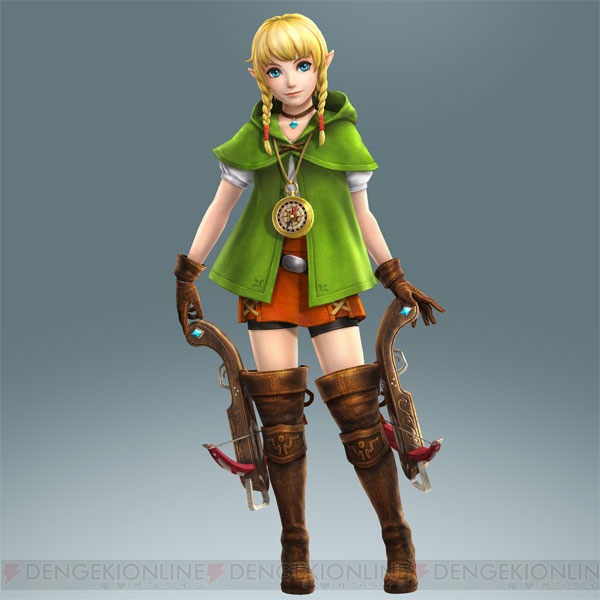 3DS『ゼルダ無双』新キャラ“リンクル”はボウガンで戦う身軽な女の子。方向オンチな一面も！