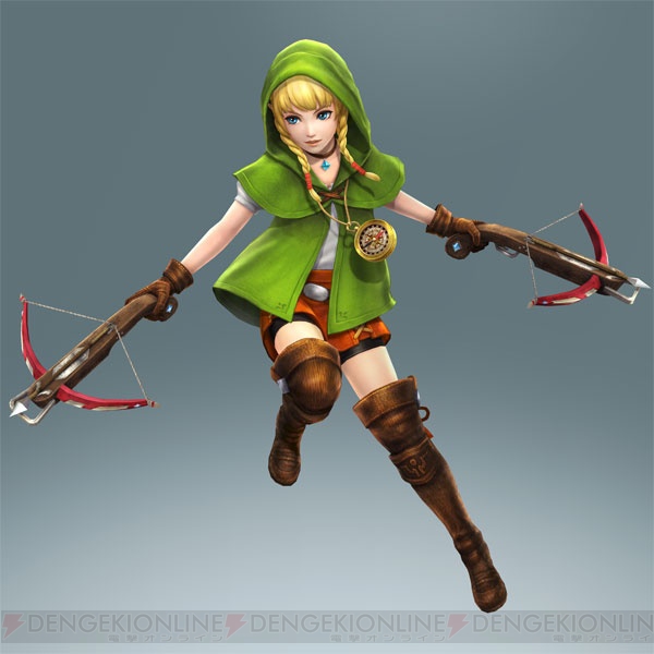 3DS『ゼルダ無双』新キャラ“リンクル”はボウガンで戦う身軽な女の子。方向オンチな一面も！